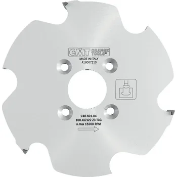 "CMT Kotouč lamelovací pro Lamello P-Systém - D100,4x7 d22 Z6, HW"