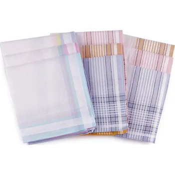 Látkový kapesník Dámský kapesník Varianta: 1 mix náhodných variant světlý, Balení: 6 ks