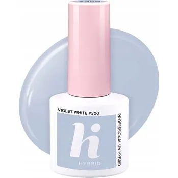 Lak na nehty Hybridní lak barevný lak hi hybrid 300 Violet White 5 ml