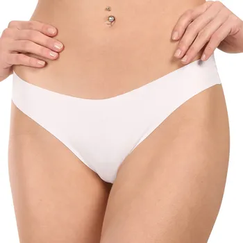 Kalhotky Dámské kalhotky brazilky Syvela bezešvé bílé (2018-ivory) XL Možnost vrácení zboží ZDARMA do 120 dnů!