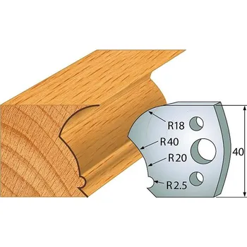 Fréza "IGM profil 123 - pár nožů 40x4mm SP"