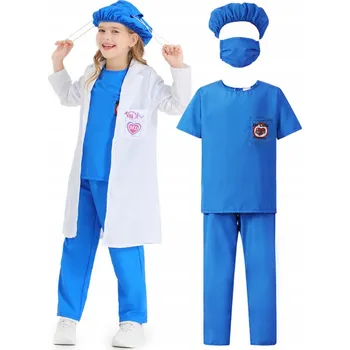 Karnevalový kostým Kostým Doktor modrý Korbi vel. 12