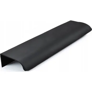 Nábytkové kování Nábytková úchytka okrajová B&B černá matná 20 cm 160 mm