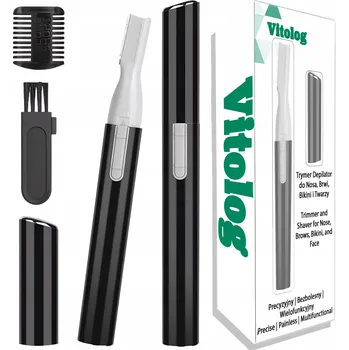 DEPILÁTOR DÁMSKÝ ZASTŘIHOVAČ HOLICÍ STROJEK NA OBOČÍ BIKINI KNÍREK UŠÍ DÁMSKÝ STROJEK