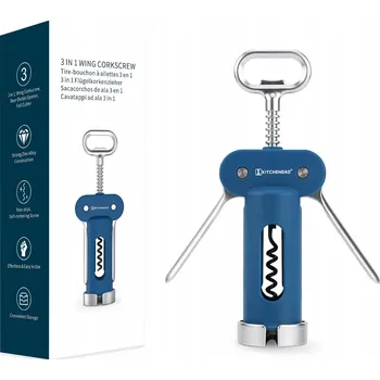 Otvírák KITCHENDAO Vývrtka 3v1 Otvírák na Víno a Pivo