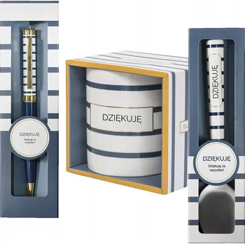 Dárková sada Děkuji – hrnek, lžička, propiska v dárkové tašce 2