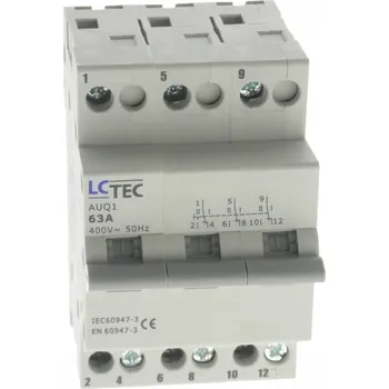 vypínač Modulární přepínač SÍŤ-GENERÁTOR 1-0-2 3P 63A LC