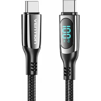 Datový kabel Vention TAYBAV USB kabel USB 2.0 1,2 m USB C Černá