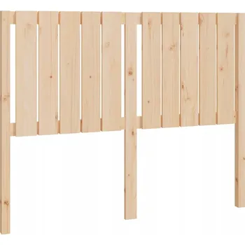 Čelo postele borové 125,5 x 4 x 100 cm surové rustikální