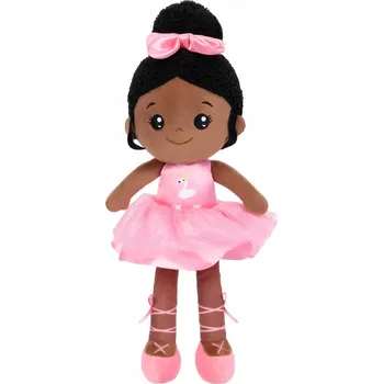 Panenka OUOZZZ Pro Miminka látková Panenka růžová balerína 32 cm pro děti