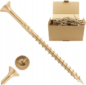 Vrut TESAŘSKÉ VRUTY DO DŘEVA 5x50 KUŽELOVÁ HLAVA TORX 500ks WCS-05050 AZMET