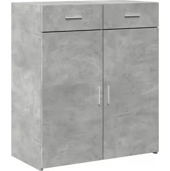 Komoda Skříňka z dřevotřísky, šedá Betonu, 80x42,5x93 cm