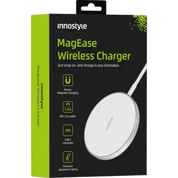 INNOSTYLE BEZDRÁTOVÁ INDUKČNÍ NABÍJEČKA PRO MAGSAFE IPHONE MAGEASE 15W