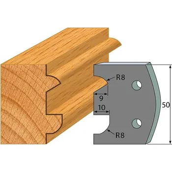 Příslušenství k frézce "IGM profil 517 - pár omezovačů 50x4mm SP"