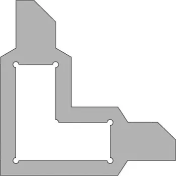 Příslušenství k frézce "CMT Rám pro ornamenty pro rohové vzory"