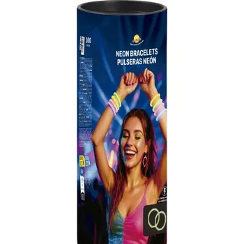 Náramek SVÍTÍCÍ NÁRAMKY 15 KS FLUORESCENČNÍ SVÍTÍCÍ NÁRAMKY SVÍTÍCÍ PÁSKY GLOW
