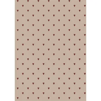 Balící papír Ib Laursen Balicí papír Red Hearts – 5 m