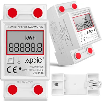 Rozvaděč Ledspace Elektroměr na DIN lištu 1F