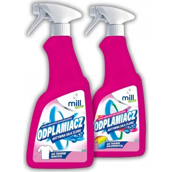 Odstraňovač skvrn Mill Clean Spray Odstraňovač skvrn na bílé a barevné tkaniny 2x555ml