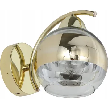 Nástěnné svítidlo MONA, nástěnná lampa, 1 světlo, patice E27, zlatá, šířka: 13 cm