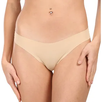 Kalhotky Dámské kalhotky brazilky Syvela bezešvé béžové (2018-skin) XL Možnost vrácení zboží ZDARMA do 120 dnů!