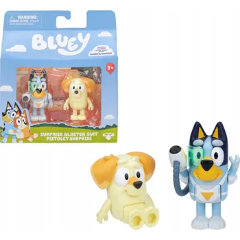 BLUEY Sada 2 Figurek Překvapení Pohybliví Kamarádi Pro Děti