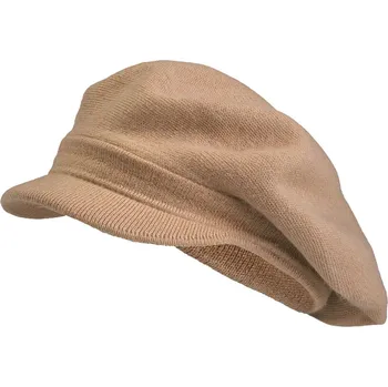 Čepice Dámský baret s kšiltem 23/130, hnědé barvy 7100398-13
