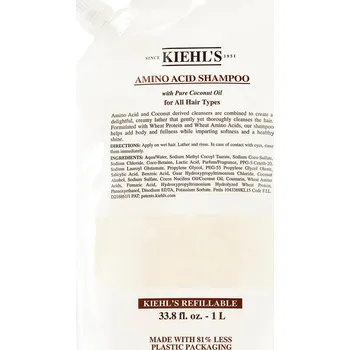 Šampon Kiehl's Šampon s aminokyselinami (Amino Acid Shampoo) 1000 ml - náplň + 2 měsíce na vrácení zboží