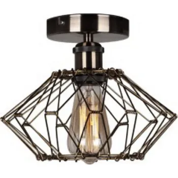 Stropní Svítidlo Reality 18 x 18 cm černá