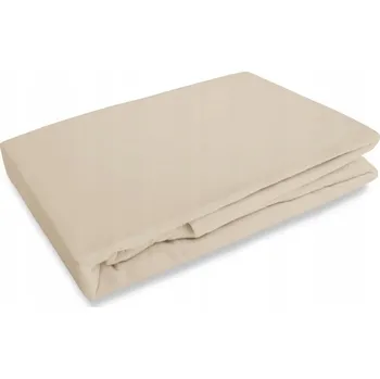 Prostěradlo Prostěradlo flanelové s gumou 120x200 SVĚTLE BÉŽOVÁ