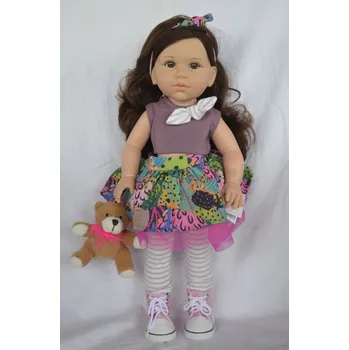 Panenka Realistická panenka Inés - hnědovlasá od Paola Reina ze Španělska (Panenka Soy Tú 42 cm)