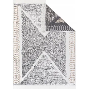 Koberec Koberec AZTECA 80x150 Oboustranný Bavlněný Moderní Třásně Boho v11