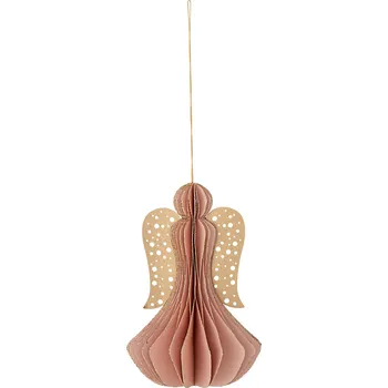 Vánoce Bloomingville, Vánoční ozdoba Ingi, anděl, růžová - Formadore