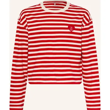Dámské tričko Only Dívčí Dlouhé Rukávy, červená / bílá, 158