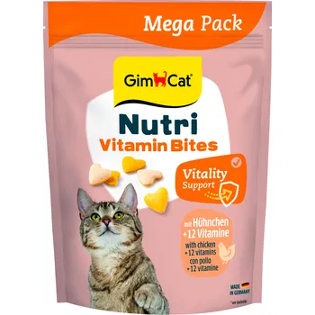 Pamlsek pro kočku GimCat Nutri Multi-Vitamin Bites tablety s kuřetem 425 g