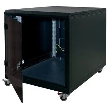 Rozvaděč Triton 19" kontejnerový rozvaděč 12U, 1000hl, barva šedá, plechové dveře