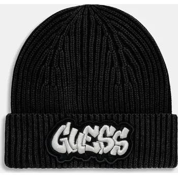 Módní doplněk Bavlněná čepice Guess L5BZ01.Z4130.9BYA černá 99X, vel. 52/54
