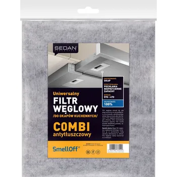 Příslušenství pro digestoř Uhlíkový filtr do digestoře SmellOff Combi 57 x 47 cm