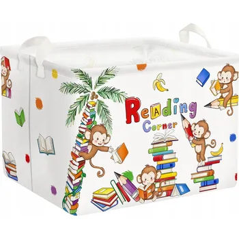 úložný prostor na hračky CLASTYLE Koš na hračky pro děti 36L s úchytem