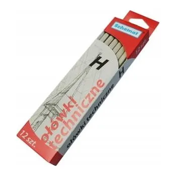 Grafitová tužka Tradiční šestihranná tužka, technické tužky do školy Schemat H 12 ks