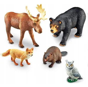 Figurka Learning Resources Lesní zvířata 5 figurek