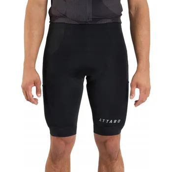 Pánské kraťasy Kraťasy cyklistické kraťasy ATTABO Kiro černá XL ANATOMICKÁ PĚNOVÁ VLOŽKA