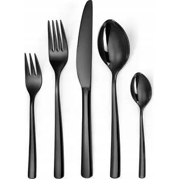 Příbor LAZAHOME Kusů sada příborů Nerezová Ocel černá