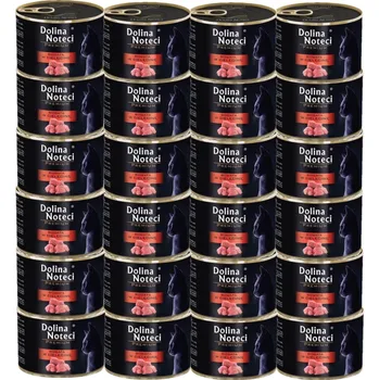 Krmivo pro kočku Dolina noteci Premium pro kočky s vysokým obsahem telecího masa 24x185g