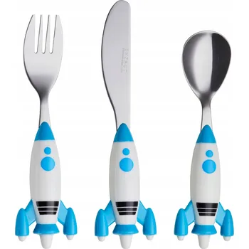 Příbor EXZACT Dětský Příbor Sada 3 Kusy Nerezová Ocel