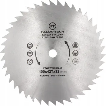 Pilový kotouč OCELOVÝ PILOVÝ KOTOUČ BEZ WIDIOVÝCH ZUBŮ 400x32 T42