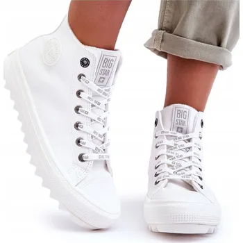 Dámská obuv Big Star dámské sportovní boty GG274108 BÍLÉ, velikost 37