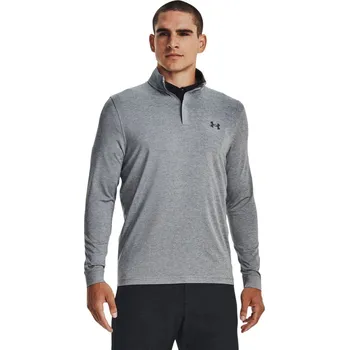 Pánská mikina Pánská lehká mikina Under Armour Playoff 1/4 Zip velikost XL steel