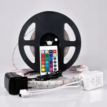 LED páska LED RGB pásek 5050, 10 m, žárovky, světelná lišta
