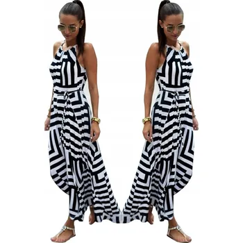 Dámské šaty SNM šaty pro běžné nošení, glamour maxi, univerzální velikost